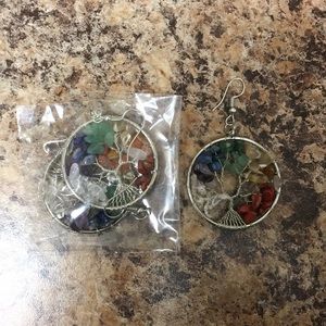 7 Chakra healing earrings